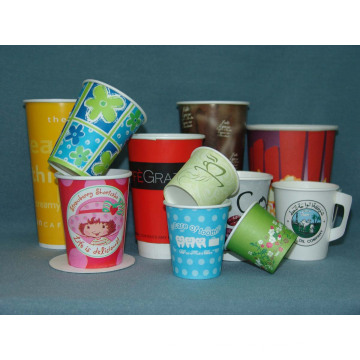 Copos de papel descartáveis ​​Ice Cream Cup